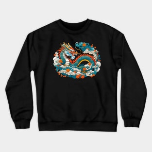 Chinese Dragon Art for Dragons lover gift Crewneck Sweatshirt